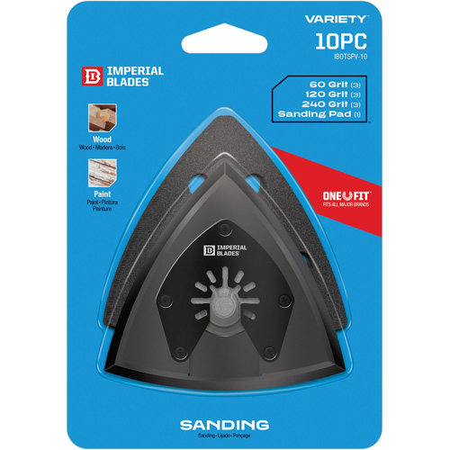 One Fit Oscillating Triangle Pad & Paper Variety Pack Duraquip Inc