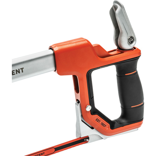 Fast Tension Hacksaw with Dual Material Handle, 12", Ergonomic Handle Duraquip Inc