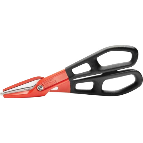 13" Serrated Aluminum Tinner Snip with Dipped Handle, 3" Cut Length, Straight Cut Duraquip Inc