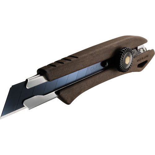 Ratchet Lock Knife, 18 mm, Wood Handle Duraquip Inc