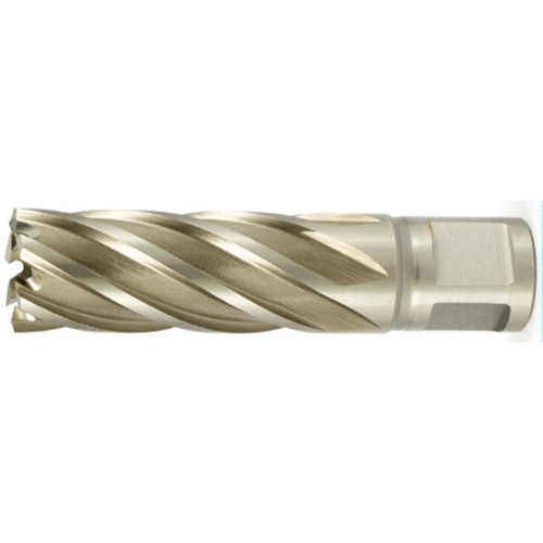 4501 Long Annular Cutter, 1"/25.4 mm Diameter, High Speed Steel, 2" Depth of Cut, 3/4" Shank Duraquip Inc