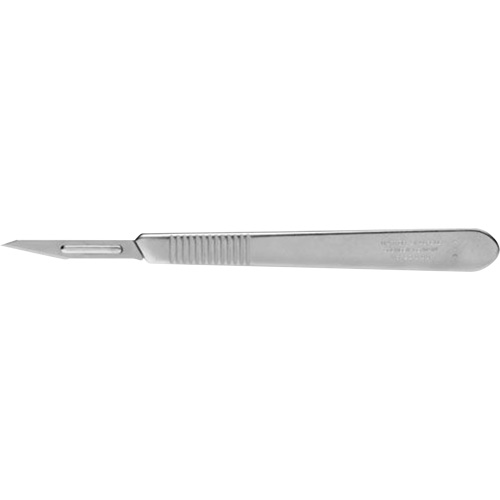 Small GRAFIX Scalpel with Prominent Point, Metal Blade Duraquip Inc