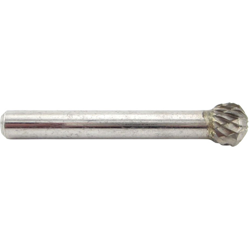Fraise en carbure sph&eacute;rique &agrave; coupe agressive, SD-3, 3/8" dia., 1/4" Tige, 5/16" Prof. de la coupe Duraquip Inc