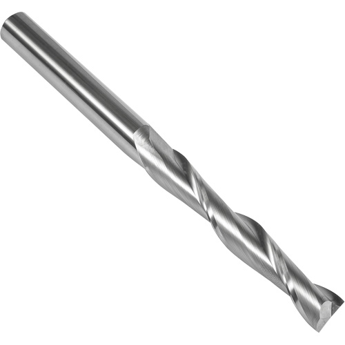 Fraise en bout carr&eacute;e extra longue 30° S111, 1/2" dia., 6" lo, 2 cannelures, 1/2" tige, Carbure Duraquip Inc