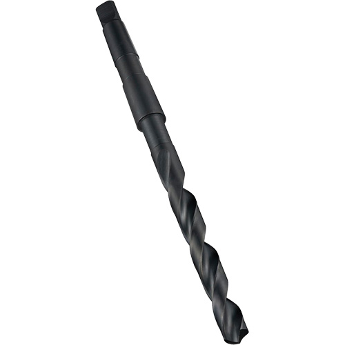 Thinned Point Taper Shank Drill Bit, 23.25 mm, High Speed Steel, 155 mm Flute, 118° Point Duraquip Inc