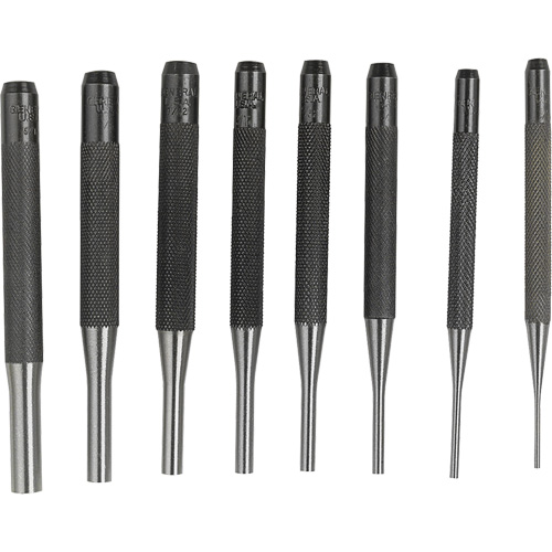 Drive Pin Punches, 8 Pieces Duraquip Inc