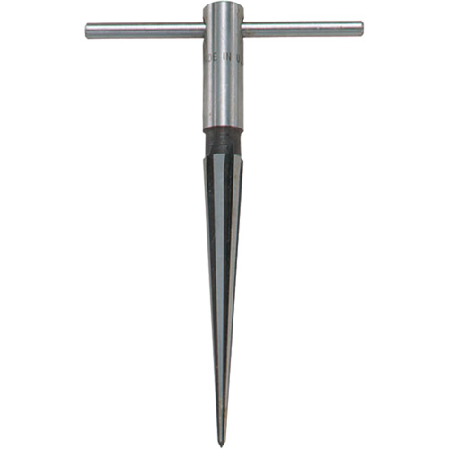 T-Handle Reamer, #130, Straight Flute, Steel, Taper Shank Duraquip Inc