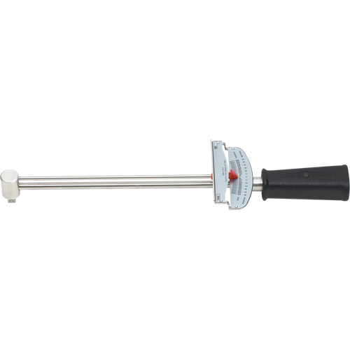 Cl&eacute; dynamom&eacute;trique &agrave; lecture directe, &agrave; cliquer, Entraînement 1/4" carr&eacute;, 0 - 80 lb-po Duraquip Inc
