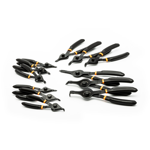 12-Piece Fixed Tip Convertible Snap Ring Plier Set Duraquip Inc