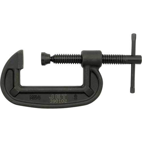 Heavy-Duty C-Clamp, 2" (50.8 mm) Capacity, 1" (25.4 mm) Throat Depth Duraquip Inc