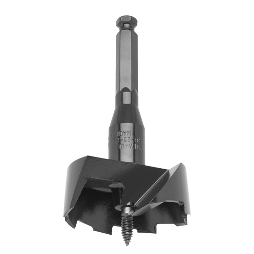 Standard Self-Feed Drill Bit, 2-9/16", 3-5/8" Length, 7/16" Hex Shank Duraquip Inc