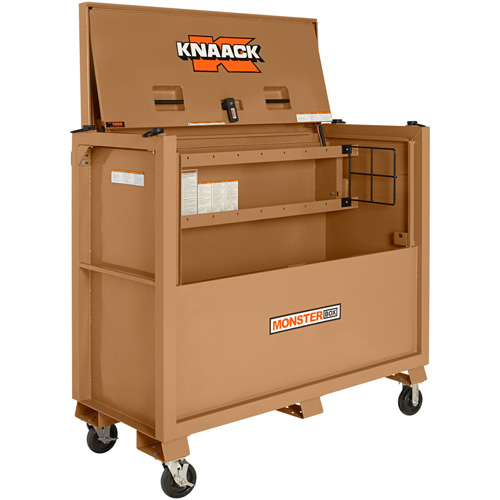 Coffre Piano Monster Box, 66" la x 30" p x 54-1/2" h, Beige Duraquip Inc