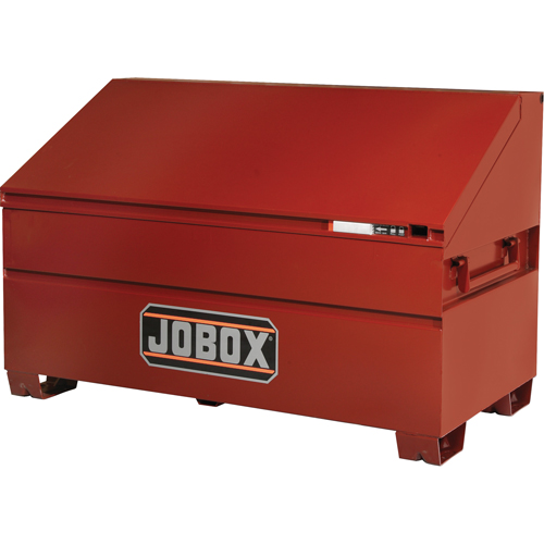 Slope Lid Chest, 60" x 30" x 39-1/2", Steel, Red Duraquip Inc