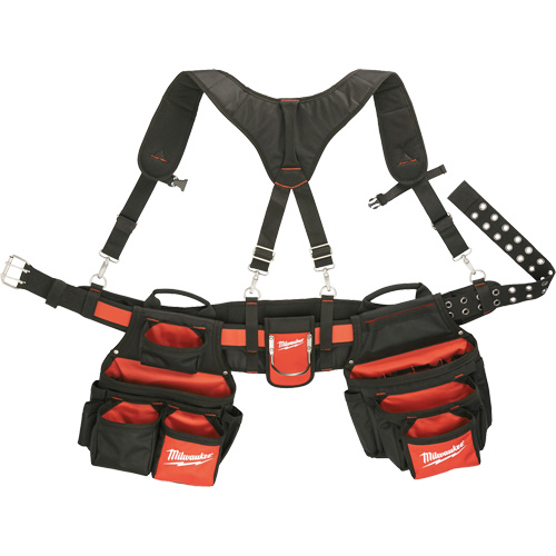 Ceinture de travail a/m&eacute;canisme de suspension pour entrepreneur, Nylon, Noir Duraquip Inc