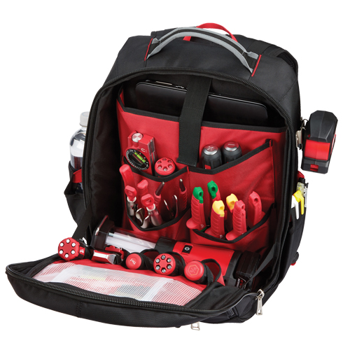 Low-Profile Backpack, 10" L x 12" W, Black, Ballistic Duraquip Inc