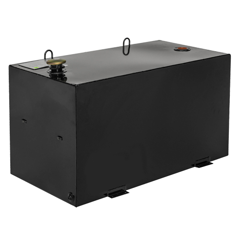 Steel Fuel Transfer Tank, Steel, 100 Gal. Capacity, Black Duraquip Inc