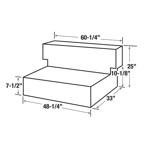 Steel Fuel Transfer Tank, Steel, 100 Gal. Capacity, White Duraquip Inc