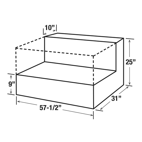 R&eacute;servoir de transfert pour carburant en aluminium, Aluminium, Capacit&eacute; 100 gal., Argent Duraquip Inc