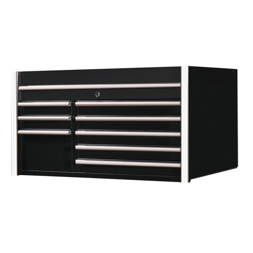RX Series Tool Chest, 41" W, 8 Drawers, Black Duraquip Inc