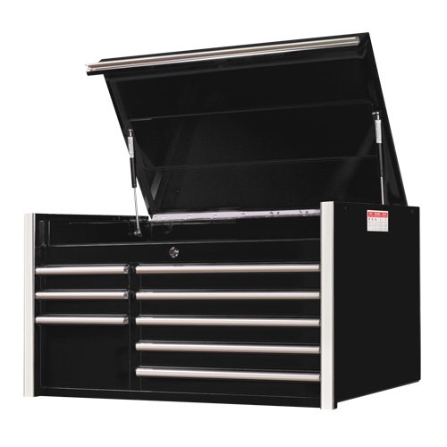 RX Series Tool Chest, 41" W, 8 Drawers, Black Duraquip Inc