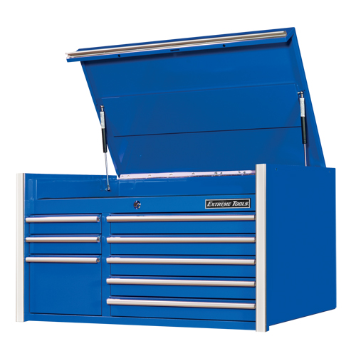 RX Series Tool Chest, 41" W, 8 Drawers, Blue Duraquip Inc