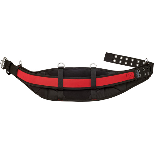 Ceinture de travail matelass&eacute;e, Nylon, Noir/Rouge Duraquip Inc