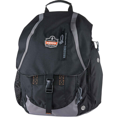 Arsenal&reg; 5143 Tool Backpack, 15" L x 8" W, Black, Polyester Duraquip Inc