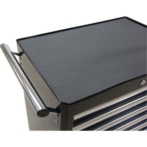 Chariot &agrave; outils industriel, 7 tiroirs, 27" la x 18-3/4" p x 39" h, Noir Duraquip Inc