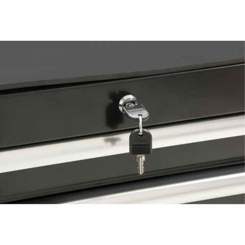 Chariot &agrave; outils industriel, 7 tiroirs, 27" la x 18-3/4" p x 39" h, Noir Duraquip Inc