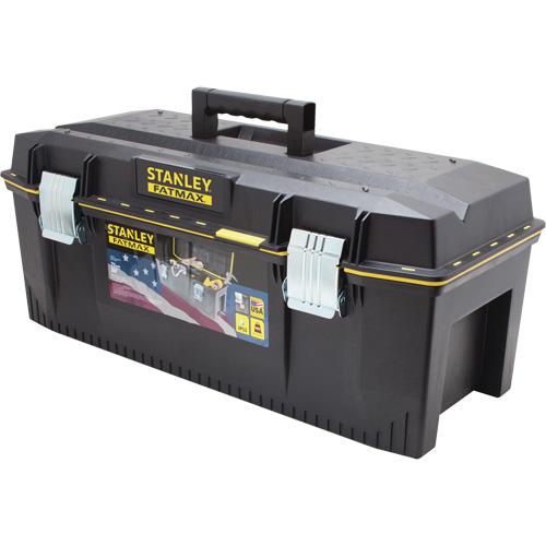 FatMax&reg; Structural Foam Tool Box, 28" W x 12-1/2" D x 11" H, Black/Yellow Duraquip Inc