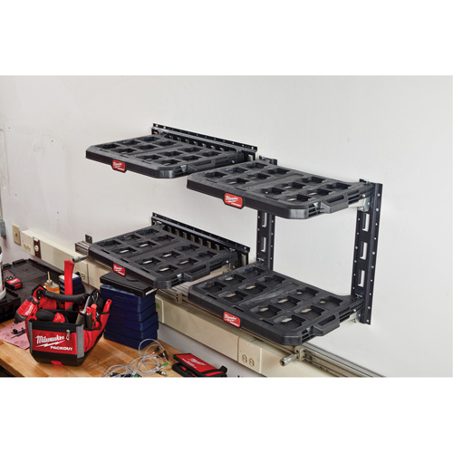 Vertical E-Track for Packout Racking Shelves Duraquip Inc