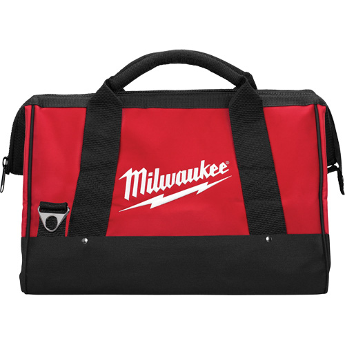 Soft Sided Contractor's Bag, Black/Red Duraquip Inc