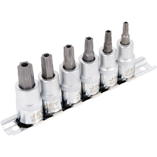 Jeu de douilles &agrave; embout inviolables SS386TB, Torx inviolable, Prise 3/8", 6 mr Duraquip Inc