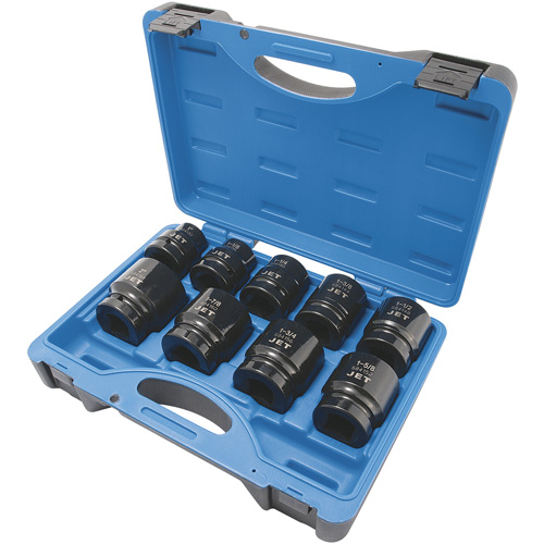 Jeu de douilles SAE &agrave; 6 pans PS901, 9 Mcx, Chocs, Prise de 1" Duraquip Inc