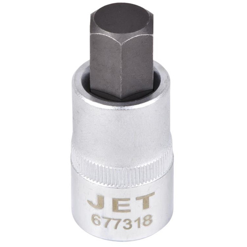 Bit Socket, Hex, 1/2" x 2" L, 1/2" Drive Duraquip Inc