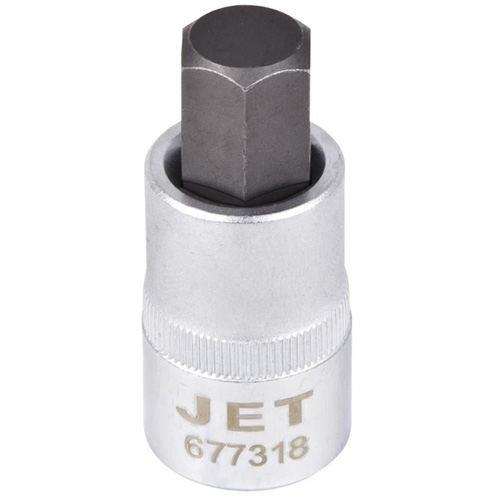 SAE Bit Socket, Hex, 5/8" x 2" L, 1/2" Drive Duraquip Inc