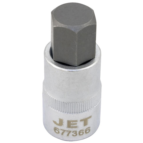 Bit Socket, Hex, 14 mm x 2" L, 1/2" Drive Duraquip Inc
