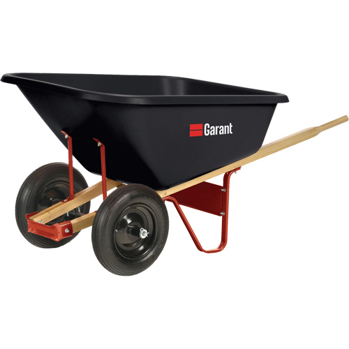 Wheelbarrow, 8 cu. Ft., Polyethylene Tray Duraquip Inc