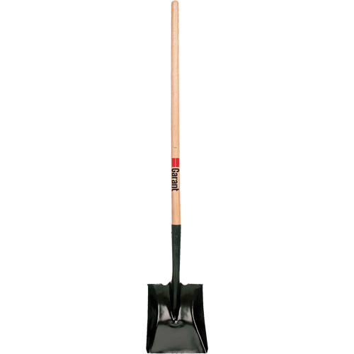 Square Point Shovel, Wood, Tempered Steel Blade, Straight Handle, 42" Long Duraquip Inc