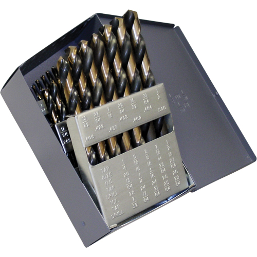 Drill Sets, 29 Pieces, High Speed Steel Duraquip Inc