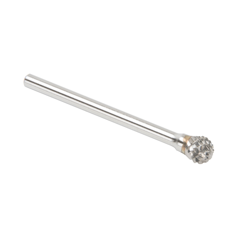 Solid Carbide Burrs - Ball Shape, 1/8" Shank Duraquip Inc