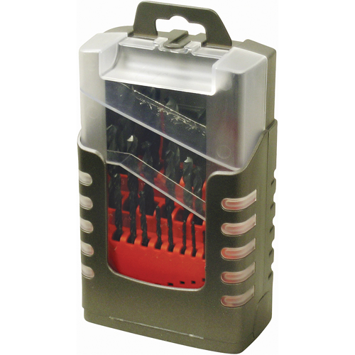 Jeux de forets, 25 morceaux, Acier rapide Duraquip Inc