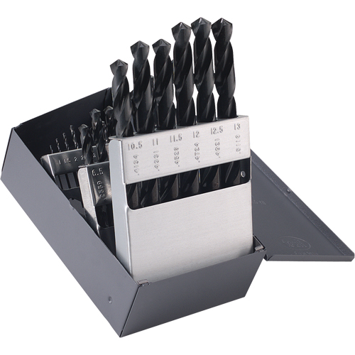 Drill Sets, 25 Pieces, High Speed Steel Duraquip Inc