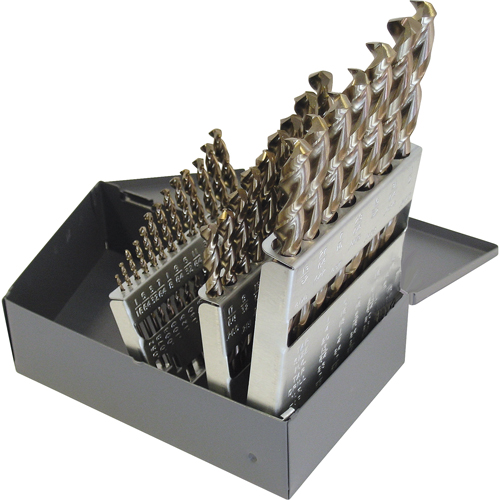 Drill Sets, 29 Pieces, High Speed Steel Duraquip Inc