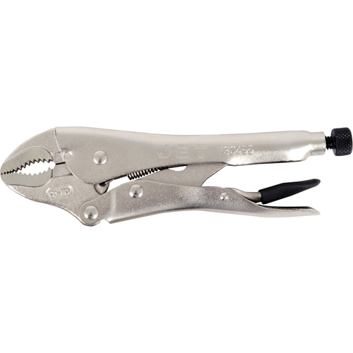Pinces verrouillables super robustes J7WR avec couteau, Longueur 7", M&acirc;choire courb&eacute;e Duraquip Inc