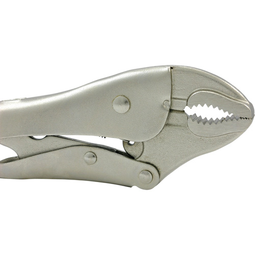Pinces verrouillables super robustes J10WR avec couteau, Longueur 10", M&acirc;choire courb&eacute;e Duraquip Inc