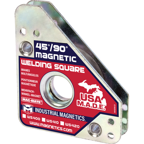 Magnetic Welding Squares, 3-3/4" L x 3/4" W x 4-3/8" H, 75 lbs. Duraquip Inc