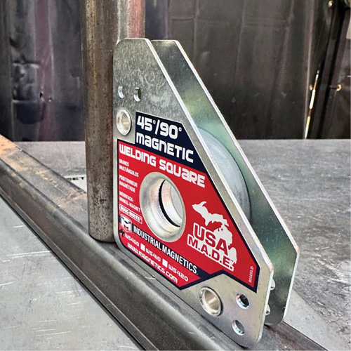 Magnetic Welding Squares, 3-3/4" L x 3/4" W x 4-3/8" H, 75 lbs. Duraquip Inc