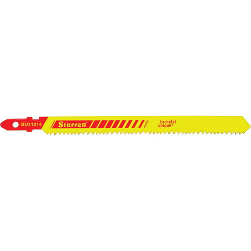 Unified Shank&reg; Jig Saw Blades, Bi-Metal, 4" L, 10-14 TPI Duraquip Inc