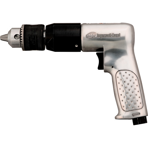 Air Drill, 4 CFM, 1/4" NPTF, 94 dBA, 1/2" Chuck, Keyed Duraquip Inc
